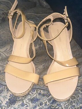 Classic Ankle-Strap Sandals in Neutral Beige